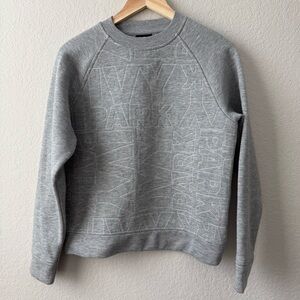 IVY PARK Women's Light Gray Embroidered Sweatshirt